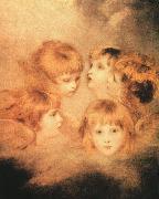 Sir Joshua Reynolds Heads of Angels Norge oil painting reproduction